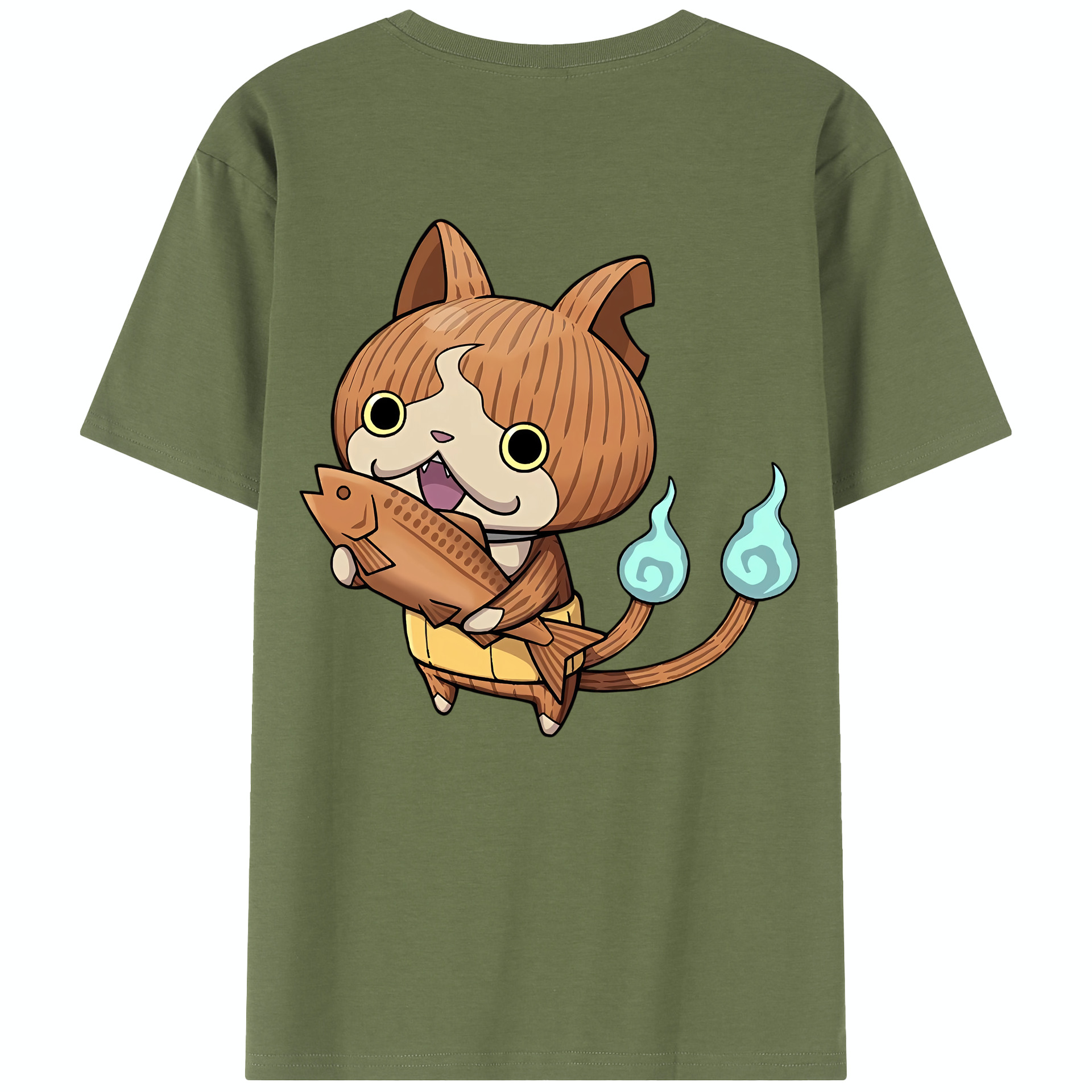 （画像用） 妖怪ウォッチ Yo-kai Watch 綿100％半袖Tシャツ（背面プリント）